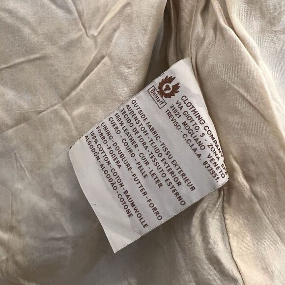 Belstaff The Aviator Suede Jacket Womens Genuine Leather Burgundy Mesh Detail 42 - Picture 7 of 12